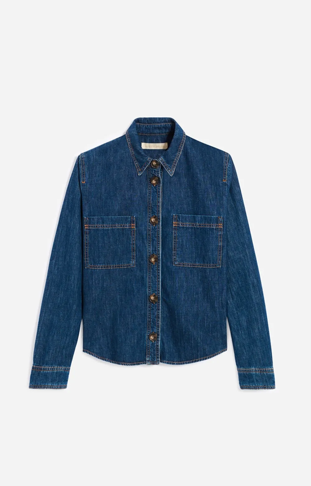 Online Vanessa Bruno Bilkis Denim Shirt Tops