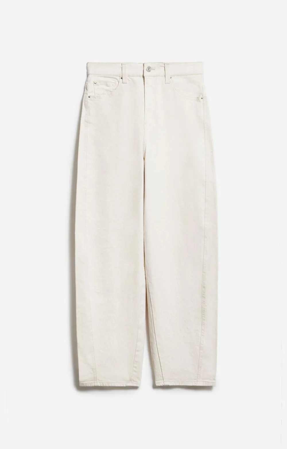 Hot Vanessa Bruno Caleb Denim Jeans in Ecru Bottoms
