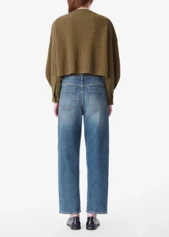 Sale Vanessa Bruno Caleb Denim Jeans in Bleu Gris Bottoms
