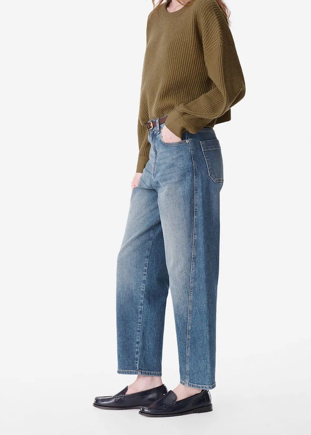 Sale Vanessa Bruno Caleb Denim Jeans in Bleu Gris Bottoms