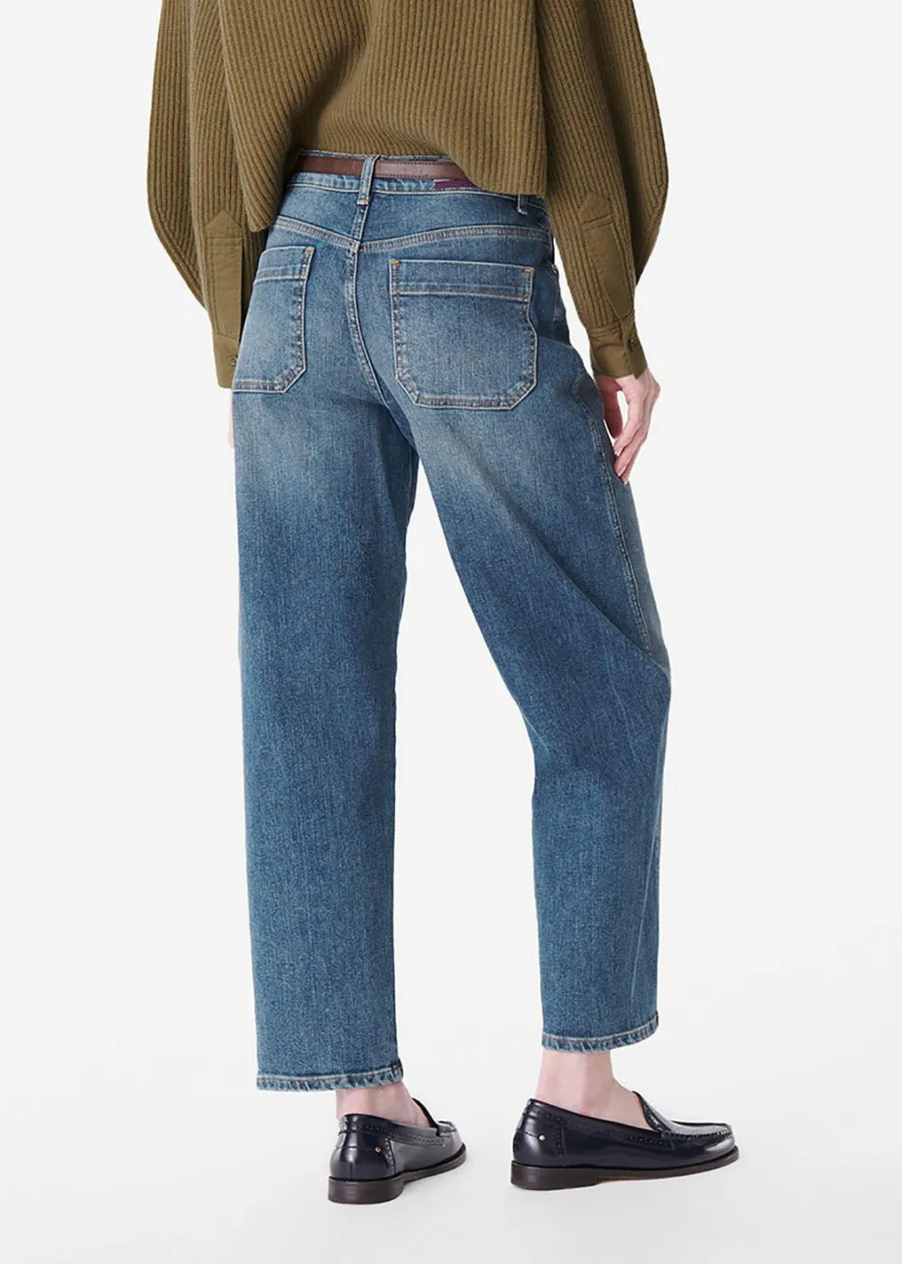 Sale Vanessa Bruno Caleb Denim Jeans in Bleu Gris Bottoms