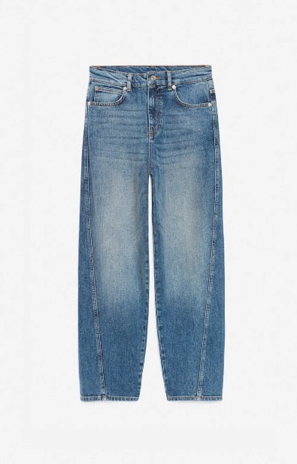 Sale Vanessa Bruno Caleb Denim Jeans in Bleu Gris Bottoms