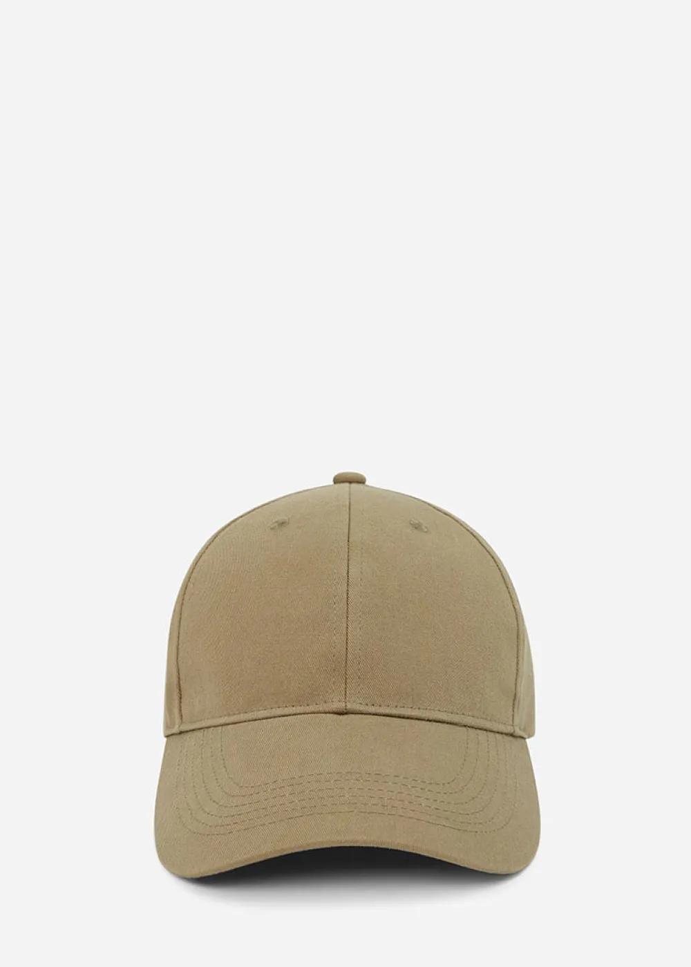 Fashion Vanessa Bruno Casquette Ball Cap in Khaki Tan Accessories