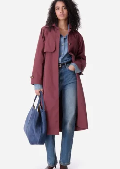 Best Vanessa Bruno Dexter Trench Coat in Fig Outerwear