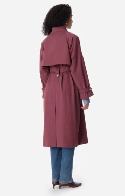Best Vanessa Bruno Dexter Trench Coat in Fig Outerwear