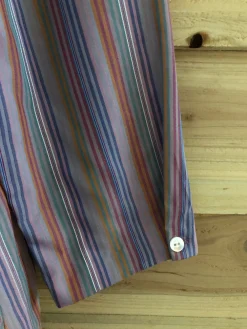 Clearance Vintage 70s Birds & Bees Stripe Peasant Top Vintage + Pre-Loved